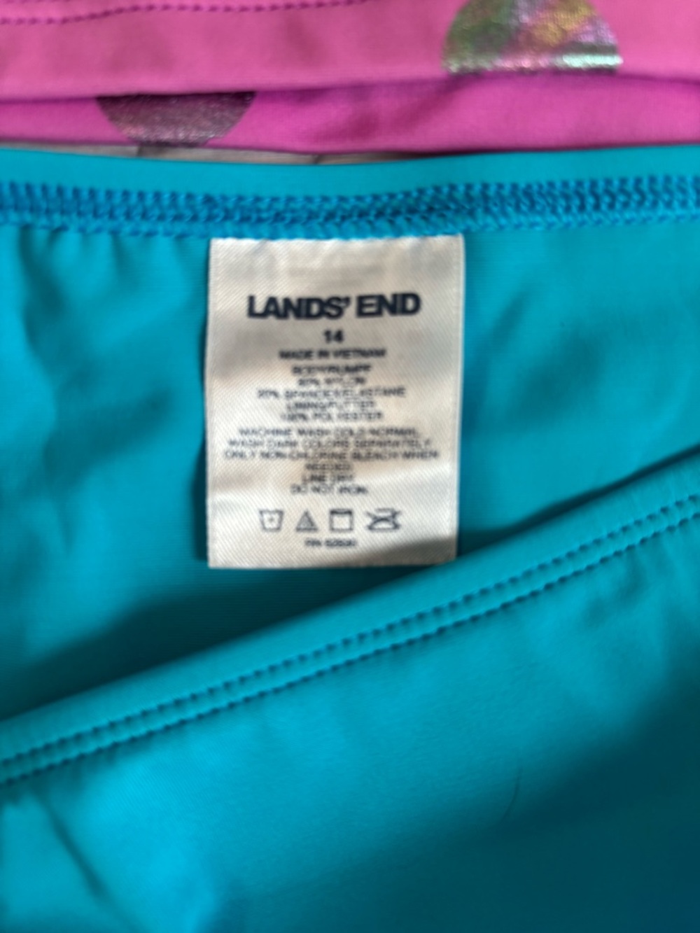 Lands End Girls Swim Set - Picture 2 of 4